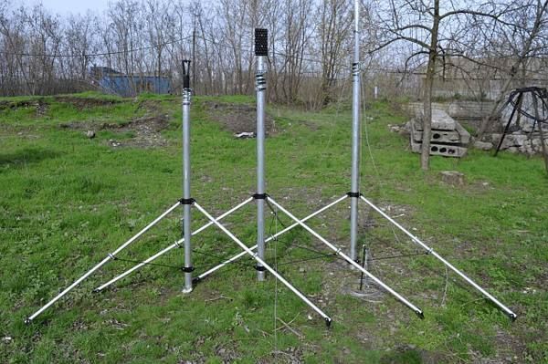 Не фарбована телескопічна щогла 4 м (матча). Для антен, FPV, Mavic, РЕБ, РЕР, інтернету, підсилювачів, зв'язку, глушилок тощо matcha_4m фото