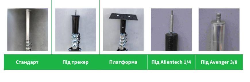 Не фарбована телескопічна щогла 4 м (матча). Для антен, FPV, Mavic, РЕБ, РЕР, інтернету, підсилювачів, зв'язку, глушилок тощо matcha_4m фото