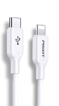 Кабель для швидкої зарядки Pisen Lightning — USB-C PD, 0.25 метр Pisen фото