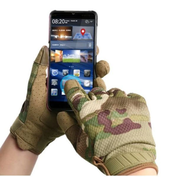 Перчатки тактические сенсорные Мультикам XL Gloves_sensor_XL_multicam фото