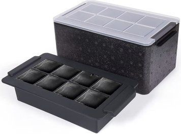 Форма для прозрачного льда IceCrystal. 8 больших кубиков ice_crystal_8 фото