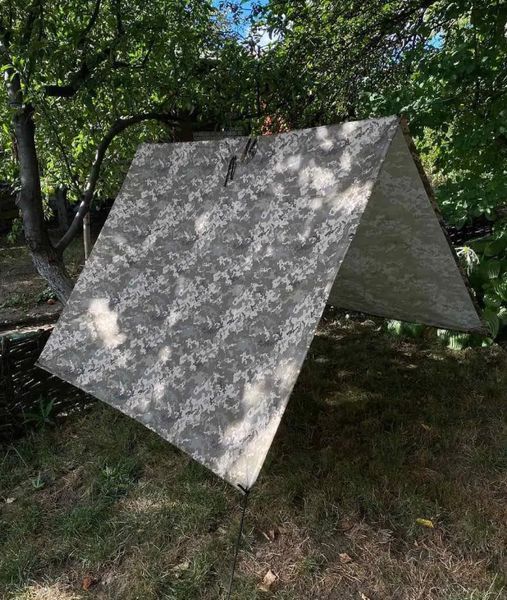 Пончо-дощовик Smartex 210T polyester ST-P302 acu Піксель poncho-doshchovyk-st-p302 фото