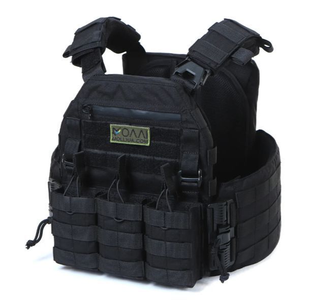 Плитоноска МІЦЬ 2.0 з функцією швидкого скидання Чорна (PLATE CARRIER) МОЛЛІ PLATE_CARRIER_2.0_black фото