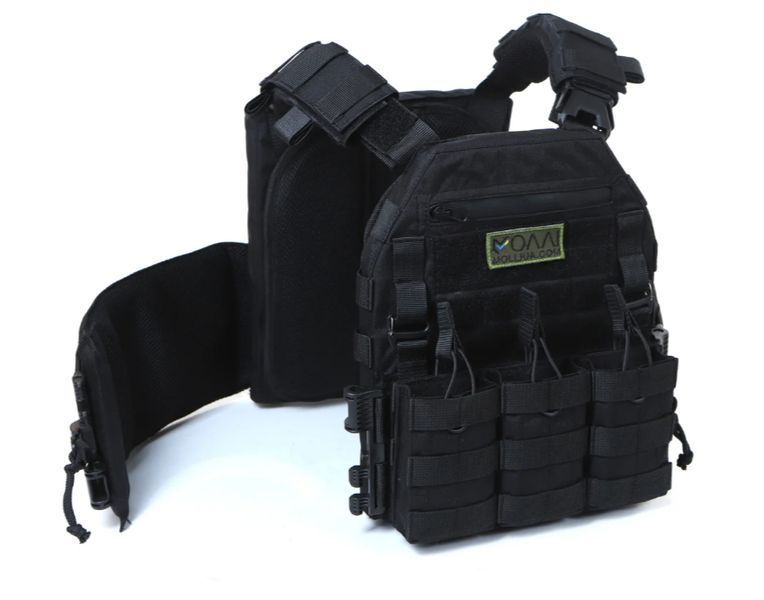 Плитоноска МІЦЬ 2.0 з функцією швидкого скидання Чорна (PLATE CARRIER) МОЛЛІ PLATE_CARRIER_2.0_black фото