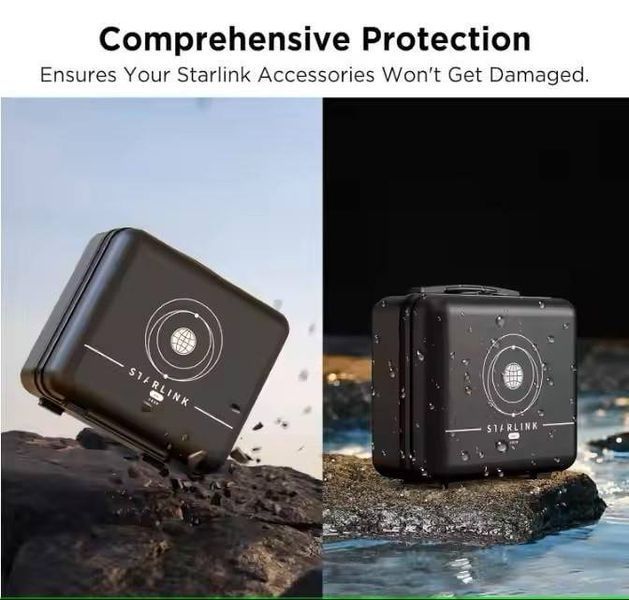 Портативний захисний кейс для Starlink Mini з водонепроникним покриттям case-starlink-mini-2003 фото
