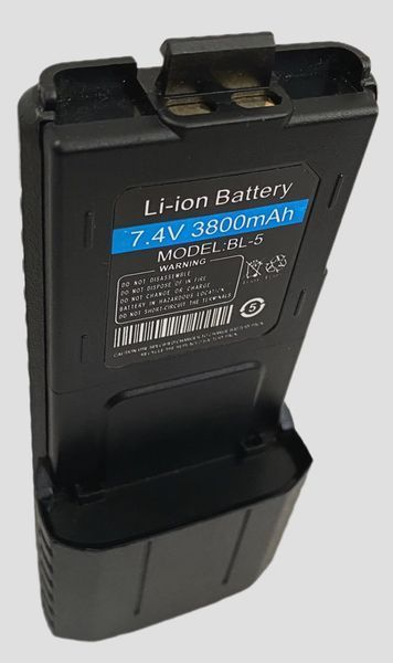 Аккумулятор (батарея) усиленный 3800mah, для BAOFENG UV-5R BAB фото