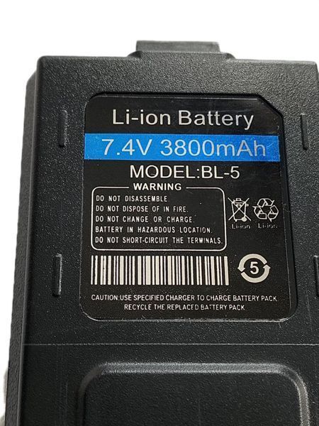 Аккумулятор (батарея) усиленный 3800mah, для BAOFENG UV-5R BAB фото