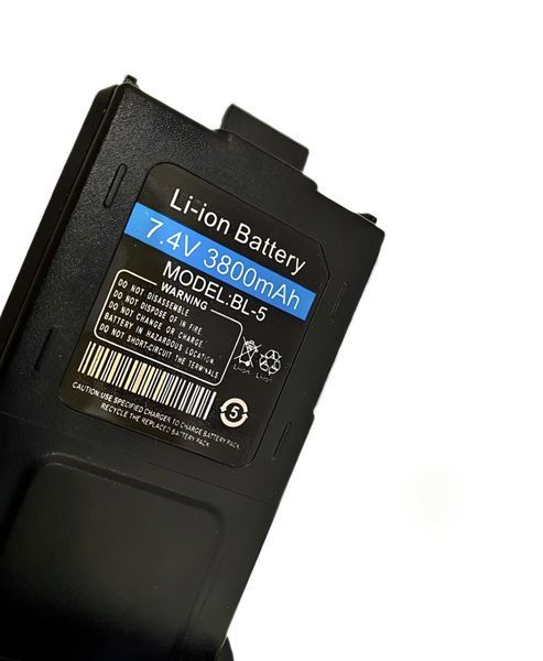 Аккумулятор (батарея) усиленный 3800mah, для BAOFENG UV-5R BAB фото