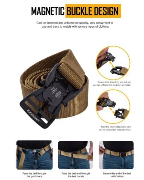актичний Ремінь (IG-BT3413-CB) Пояс IDOGEAR 1.5 inch Nylon belt S I1.5INB фото