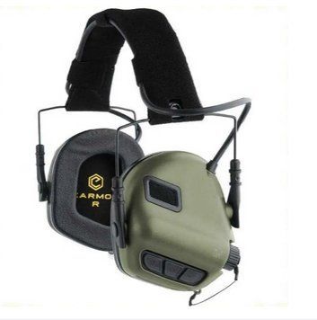 Навушники активні тактичні для стрільби EARMOR M31 Foliage Green EARMOR-M31 фото
