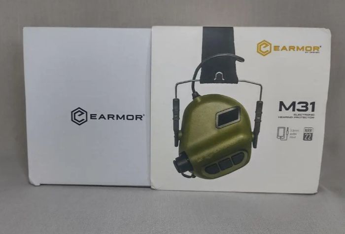 Навушники активні тактичні для стрільби EARMOR M31 Foliage Green EARMOR-M31 фото