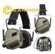Навушники активні тактичні для стрільби EARMOR M31 Foliage Green EARMOR-M31 фото 2