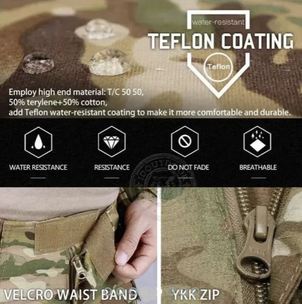 Тактичні (бойові) штани IDOGEAR G3 Combat Pants з наколінниками XXL PAN-00005 фото