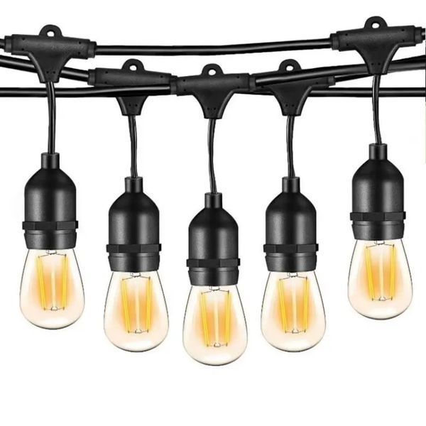 Гірлянда LED вулична в стилі ретро 10 ламп 10м garden_led_lights фото