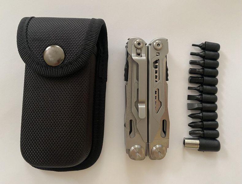 Мультитул тактический из нержавеющей стали серый Multitool-silver фото