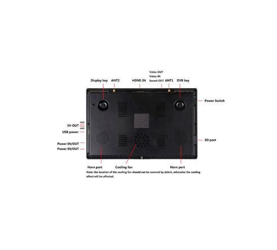 Монітор FPV Hawkeye Captain 10.2" DVR 5.8GHz 89CH L,X,Z Band hawkeye-captain-10.2-dvr фото