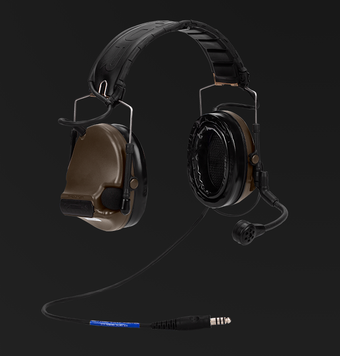 Навушники активні 3M PELTOR ComTac V Single Comm Headband Coyote  headphone_3m_peltor_comtac_v_single фото