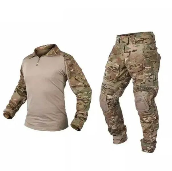 Комплект форми IDOGEAR G3 Combat штани з наколінниками та сорочка (мультикам), S G3Combat фото