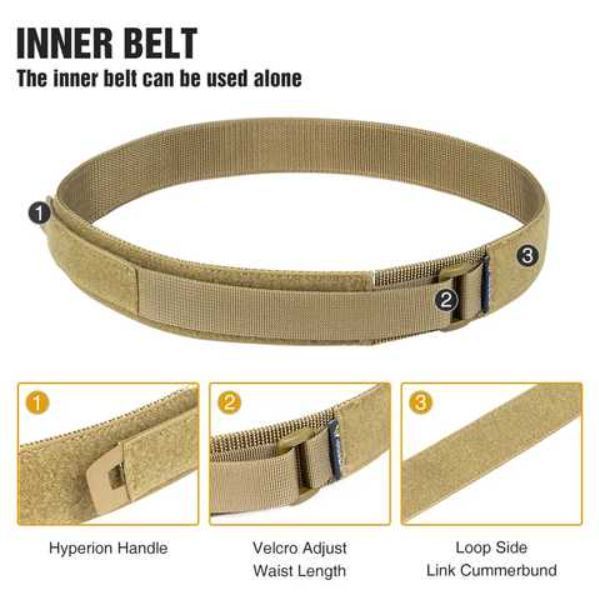 Розвантажувальний ремінь (IG-BT3424-МС) РПС IDOGEAR Tactical MOLLE Belt L IdTMB фото