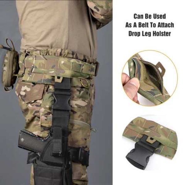 Розвантажувальний ремінь (IG-BT3424-МС) РПС IDOGEAR Tactical MOLLE Belt L IdTMB фото
